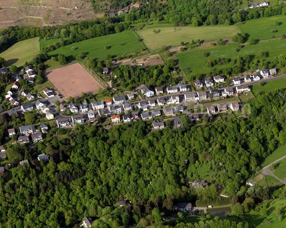 Aerial photograph Ehrenbreitstein, Koblenz - The district Ehrenbreitstein in Koblenz in the state Rhineland-Palatinate