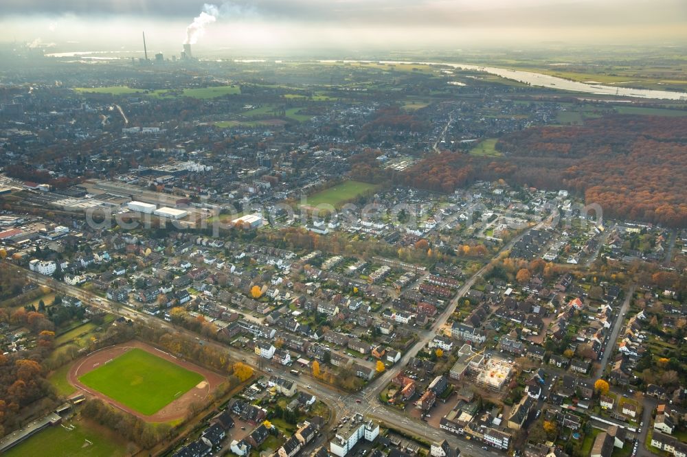 Aerial photograph Dinslaken - District Eppinghoven in Dinslaken in the state North Rhine-Westphalia