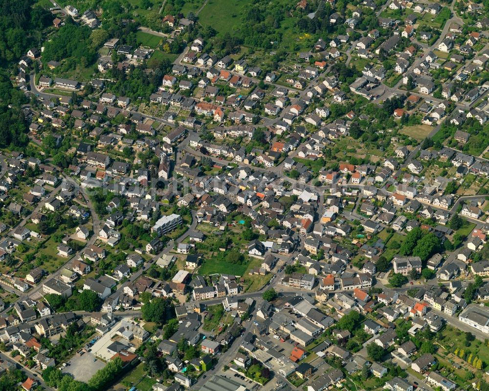 Neuwied, Feldkirchen from above - The district Feldkirchen in Neuwied in the state Rhineland-Palatinate