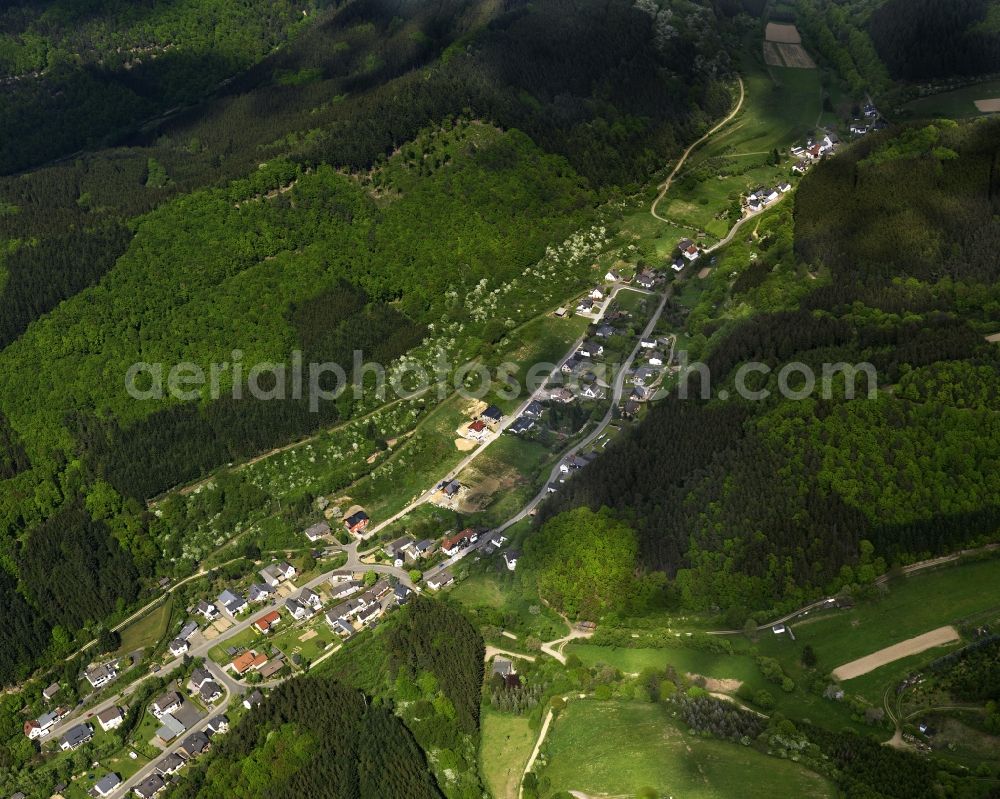 Leimbach Gilgenbach from above - District Gilgenbach in Leimbach in Rhineland-Palatinate