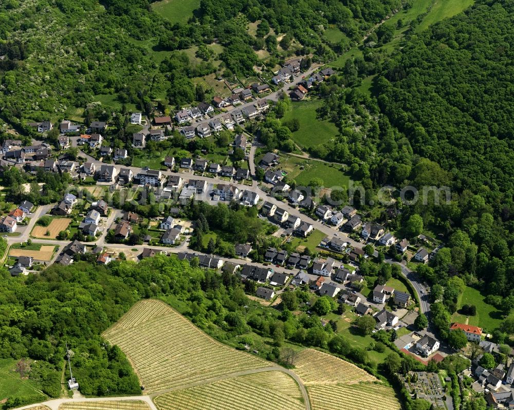 Bad Neuenahr-Ahrweiler OT Heppingen from the bird's eye view: District Heppingen in Bad Neuenahr-Ahrweiler in Rhineland-Palatinate