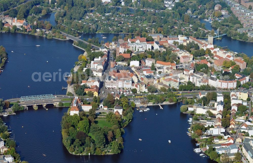 Aerial image Berlin OT Köpenick - View of the district of Koepenick in Berlin