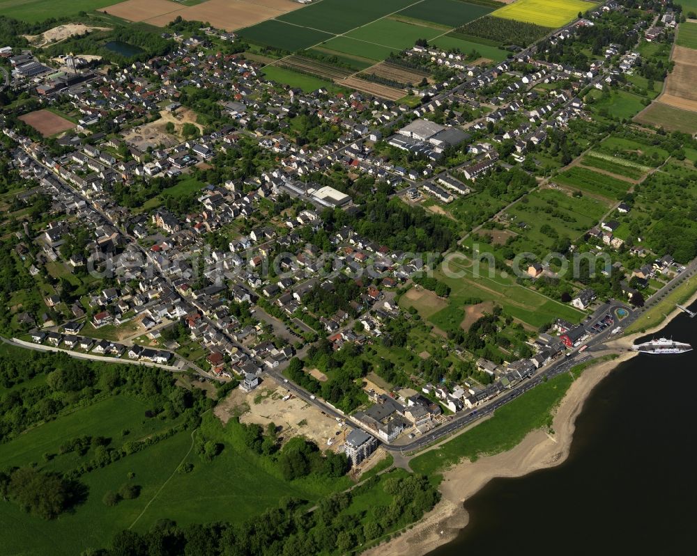 Remagen Kripp from above - District Kripp in Remagen in Rhineland-Palatinate