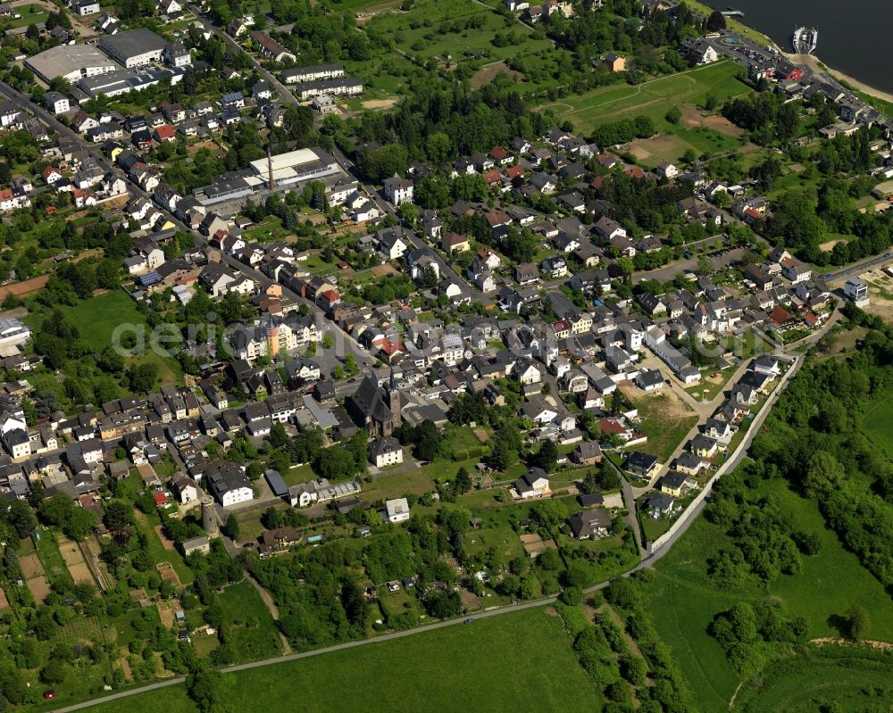 Remagen Kripp from the bird's eye view: District Kripp in Remagen in Rhineland-Palatinate