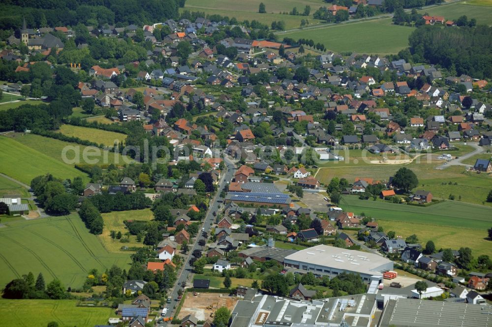 Aerial photograph Lette, Oelde - The district Lette in Oelde in the state North Rhine-Westphalia