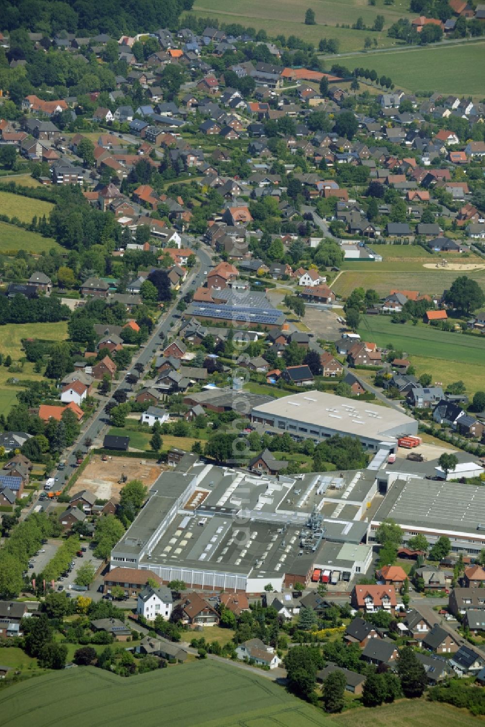 Lette, Oelde from the bird's eye view: The district Lette in Oelde in the state North Rhine-Westphalia