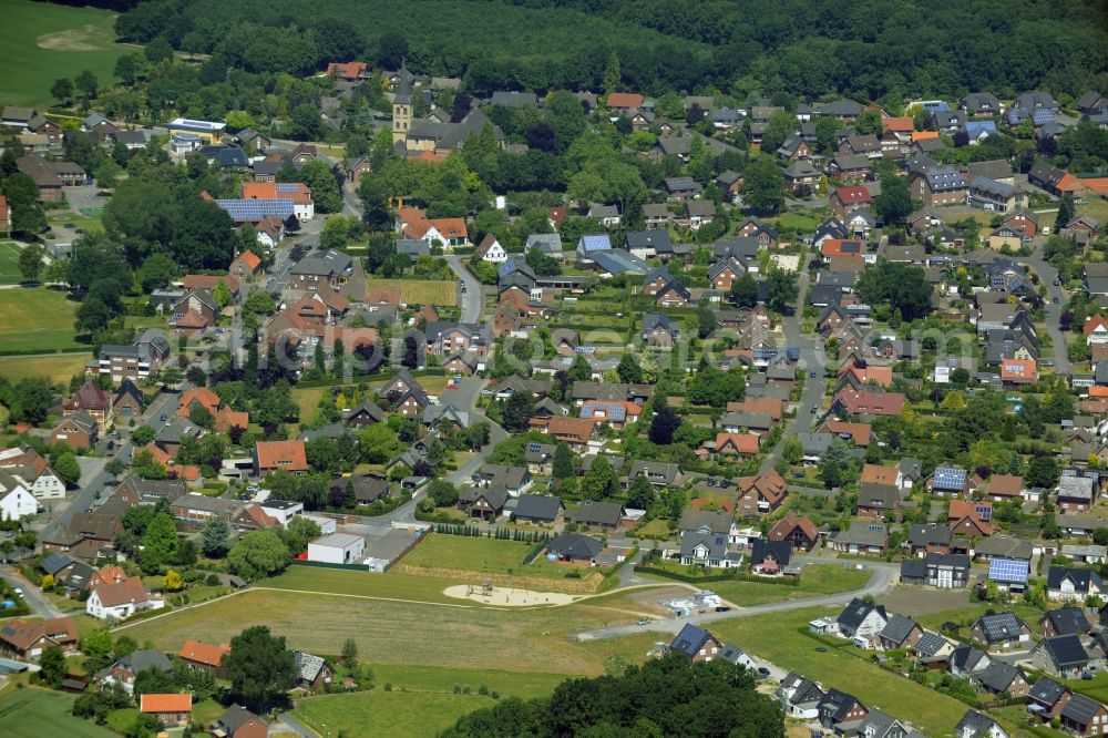 Aerial photograph Lette, Oelde - The district Lette in Oelde in the state North Rhine-Westphalia