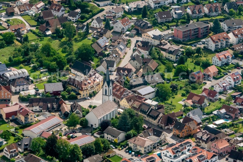 Aerial image Bodman-Ludwigshafen - The district Ludwigshafen in Bodman-Ludwigshafen in the state Baden-Wuerttemberg, Germany