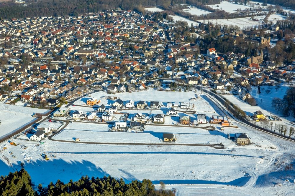 Arnsberg from above - The district Neheim in Arnsberg in the state North Rhine-Westphalia