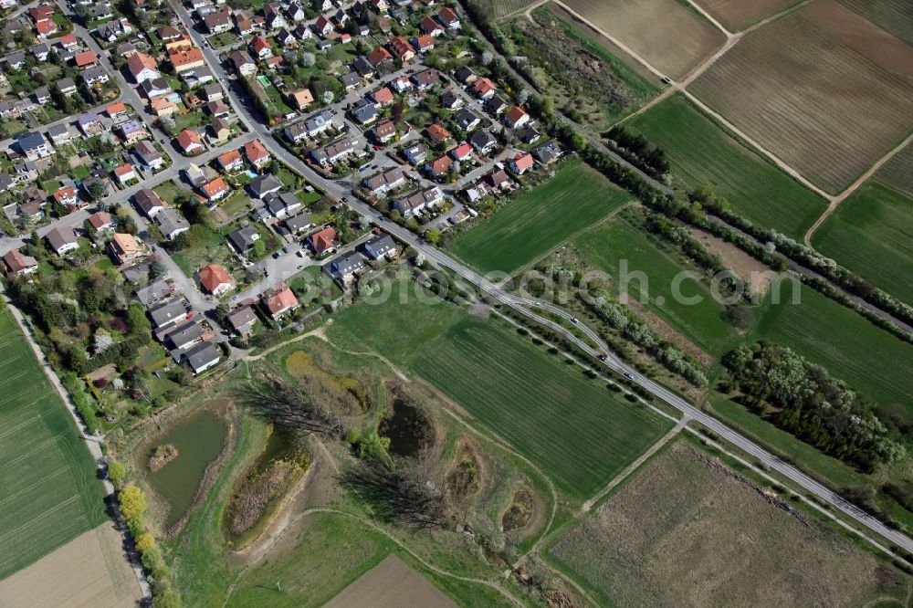 Aerial image Saulheim - Townscape Saulheim in Rhineland-Palatinate