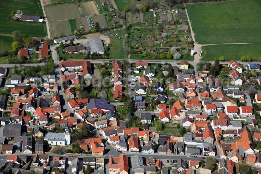 Aerial photograph Saulheim - Townscape Saulheim in Rhineland-Palatinate