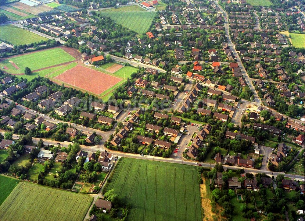 Aerial photograph Krefeld - The district in the district Traar in Krefeld in the state North Rhine-Westphalia