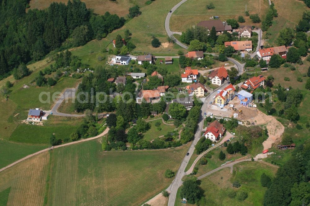 Schopfheim from the bird's eye view: The rural district Raitbach in Schopfheim in the state Baden-Wurttemberg, Germany