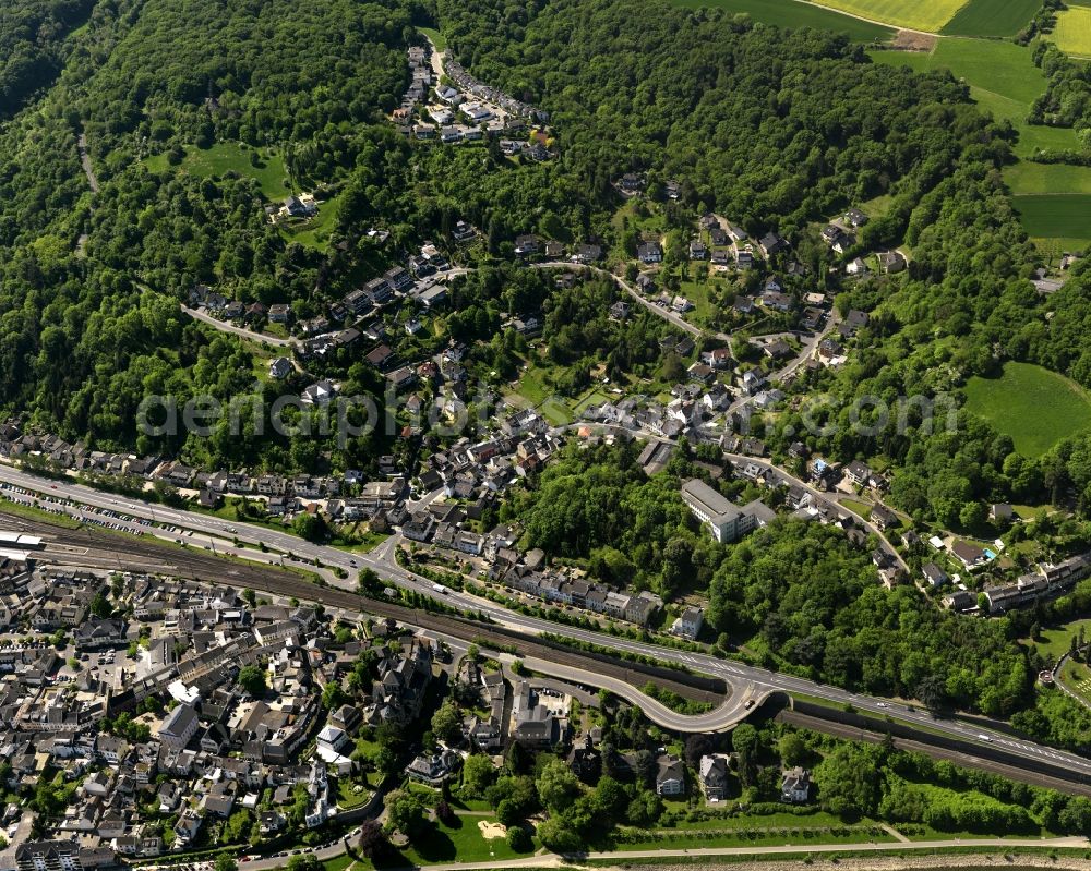 Remagen from the bird's eye view: District of Remagen in Rhineland-Palatinate