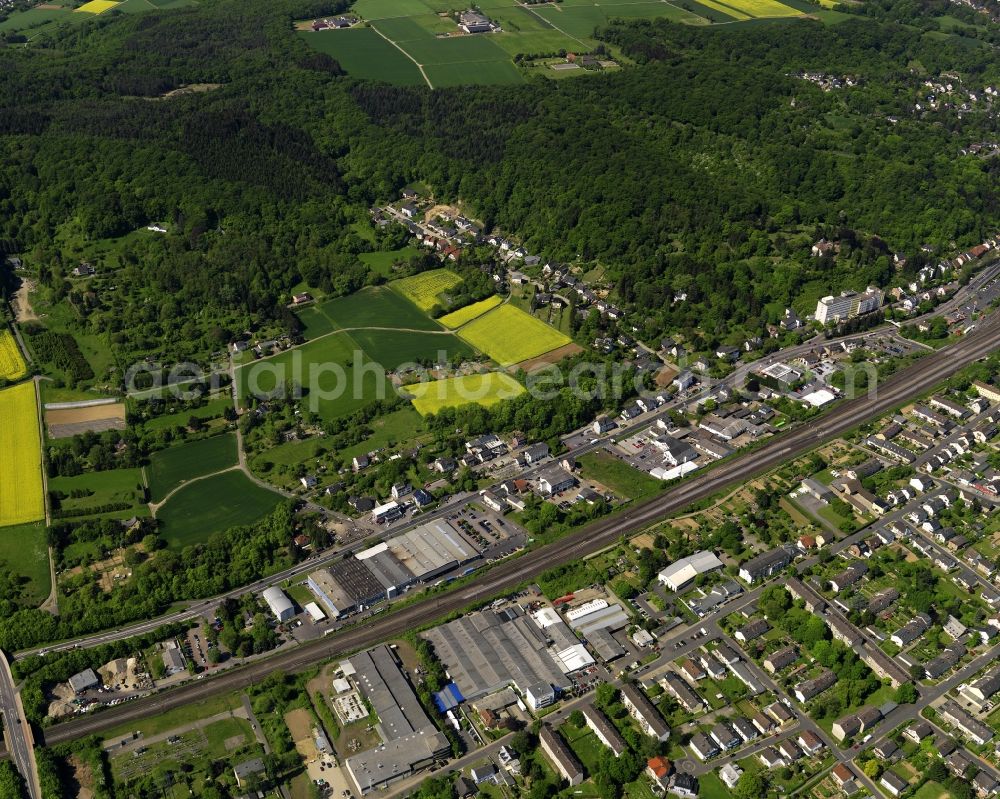 Aerial image Remagen - District of Remagen in Rhineland-Palatinate