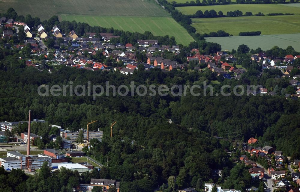 Geesthacht from the bird's eye view: The district Tesperhude in Geesthacht in the state Schleswig-Holstein