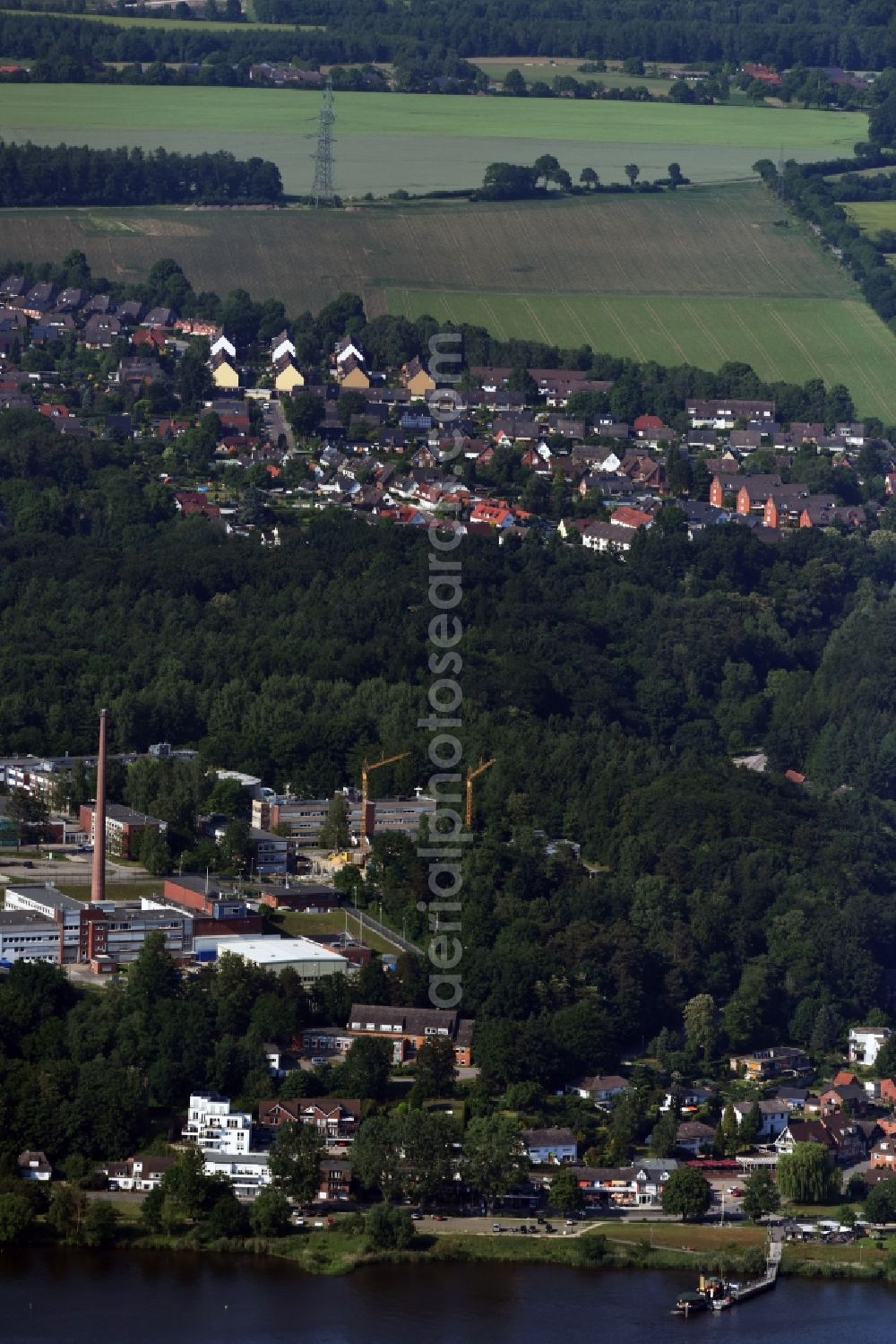 Aerial photograph Geesthacht - The district Tesperhude in Geesthacht in the state Schleswig-Holstein