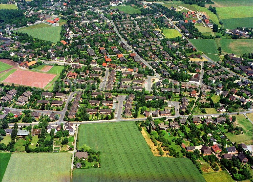 Aerial image Krefeld - The district Traar in Krefeld in the state North Rhine-Westphalia