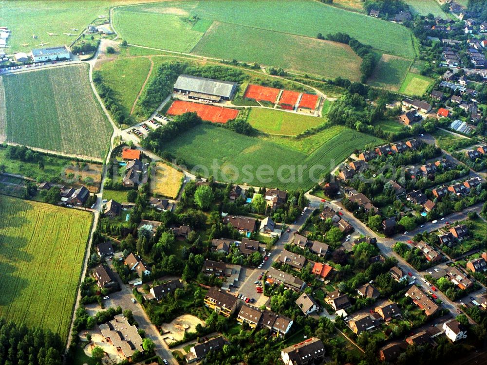 Krefeld from above - District Traar in Krefeld in North Rhine-Westphalia