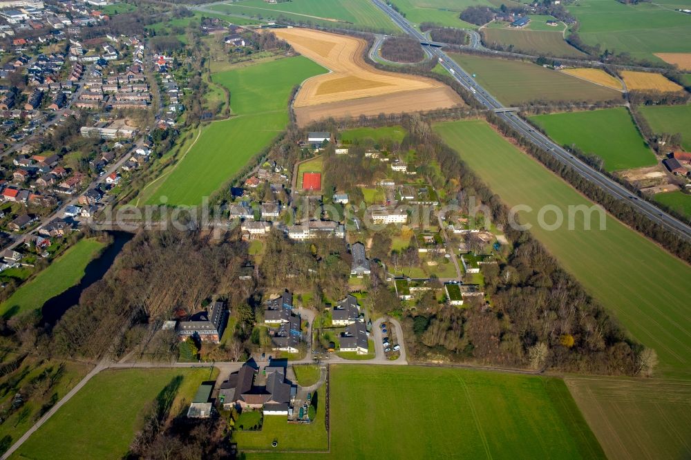 Aerial image Neukirchen - The district Vlyn in Neukirchen in the state North Rhine-Westphalia