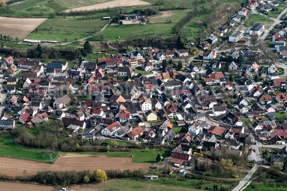 Herbolzheim from above - The district Wagenstadt in Herbolzheim in the state Baden-Wuerttemberg, Germany