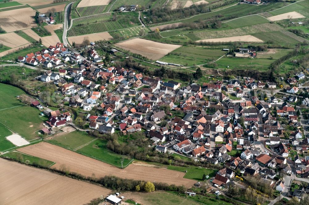 Aerial photograph Herbolzheim - The district Wagenstadt in Herbolzheim in the state Baden-Wuerttemberg, Germany