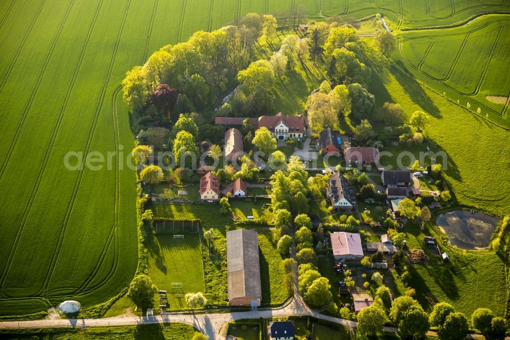 Vipperow OT Solzow from above - District view of Solzow in Vipperow in the state Mecklenburg-West Pomerania