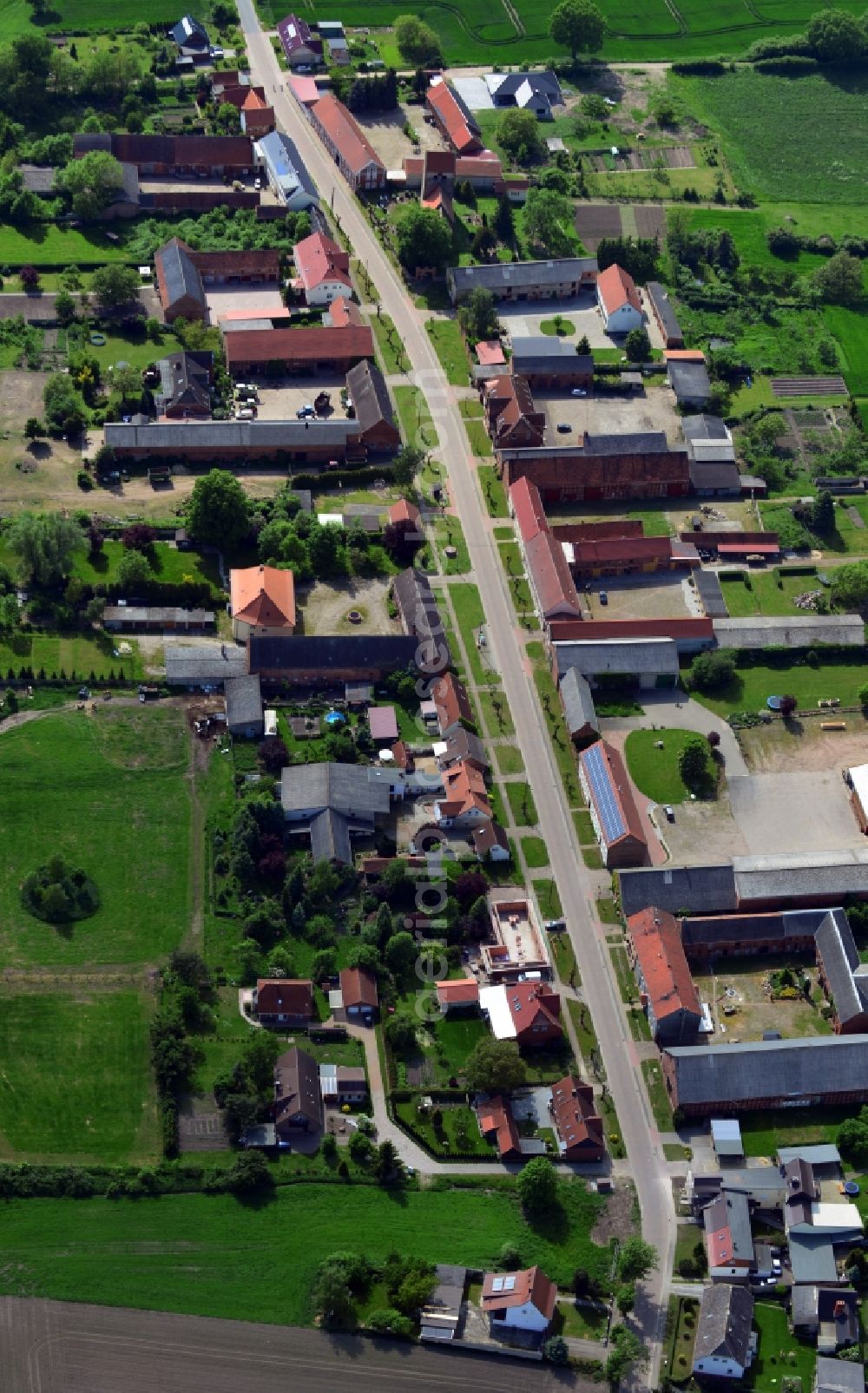 Bismark ( Altmark ) OT Belkau from above - District view of Belkau in Bismark ( Altmark ) in the state of Saxony-Anhalt