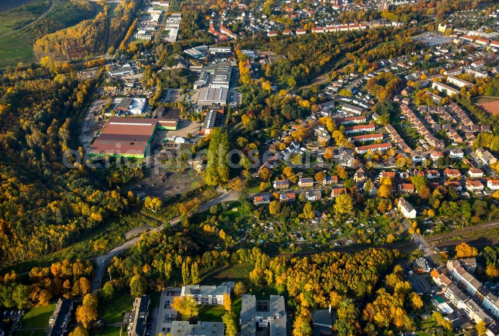 Aerial photograph Brauck - View of the autumnal Brauck in the state of North Rhine-Westphalia