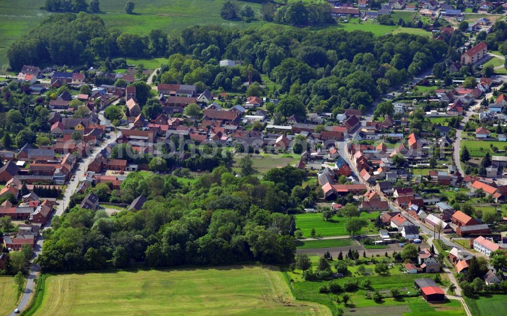 Aerial photograph Tangerhütte OT Lüderitz (Altma - District view of Luederitz ( Altmark ) in Tangerhuette in the state of Saxony-Anhalt