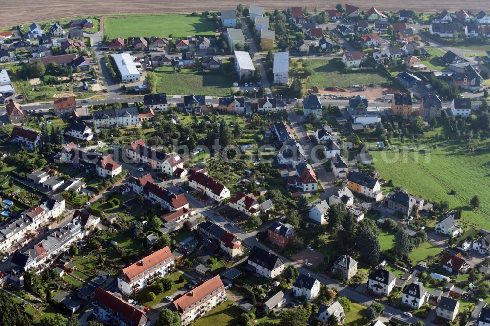 Aerial photograph Hohndorf - View of the Northwest of Hohndorf in the state of Saxony