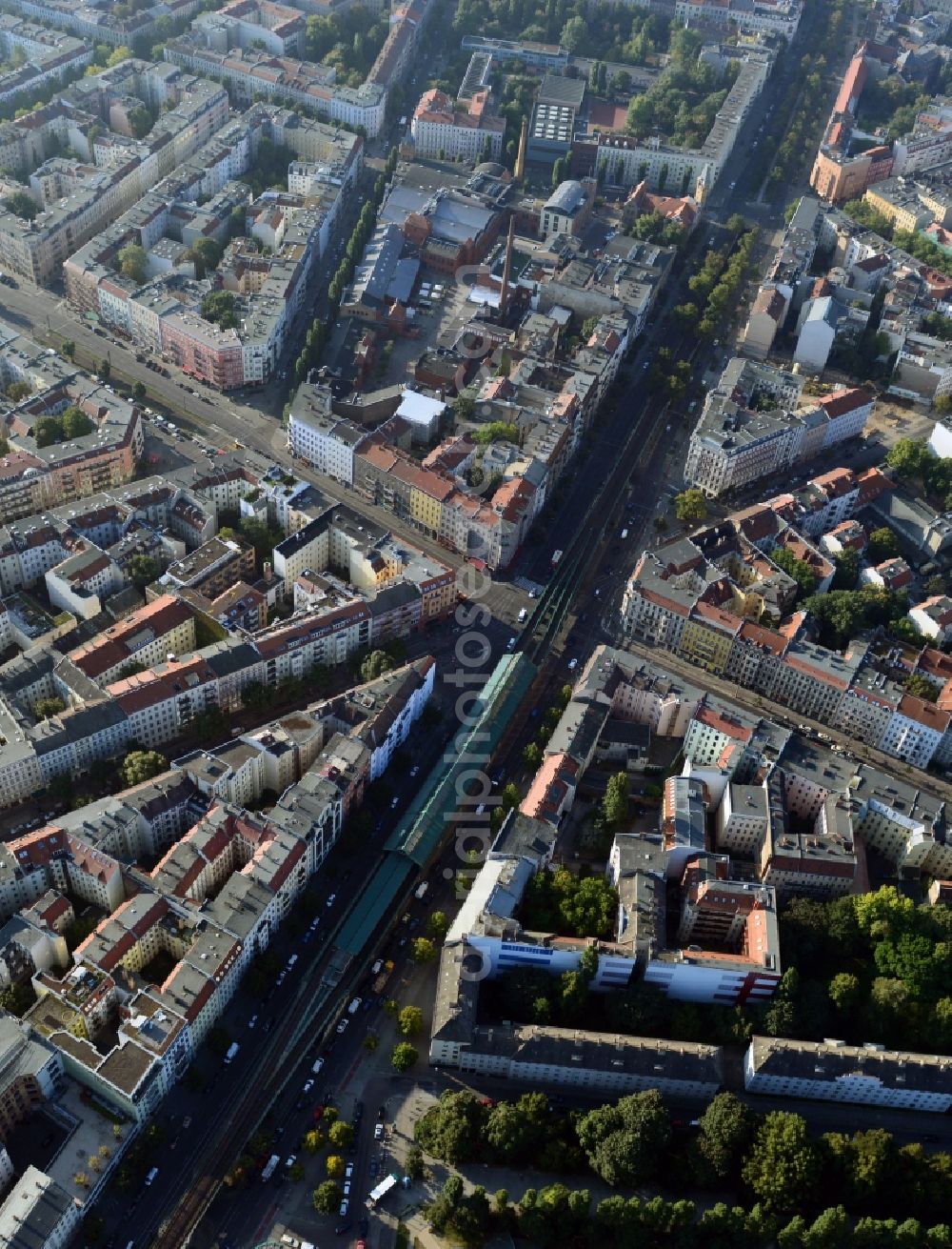 Aerial photograph Berlin OT Prenzlauer Berg - District view of Prenzlauer Berg in Berlin