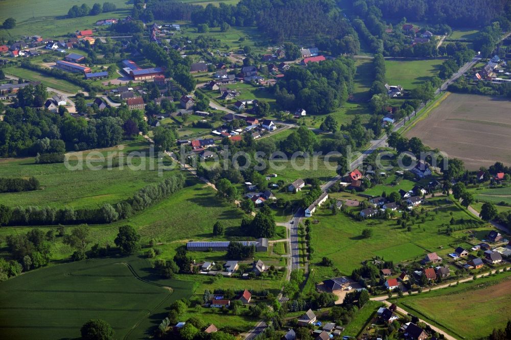 Aerial image Schildetal OT Renzow - District view of Renzow of the municipality of Schildetal in the state of Mecklenburg-West Pomerania