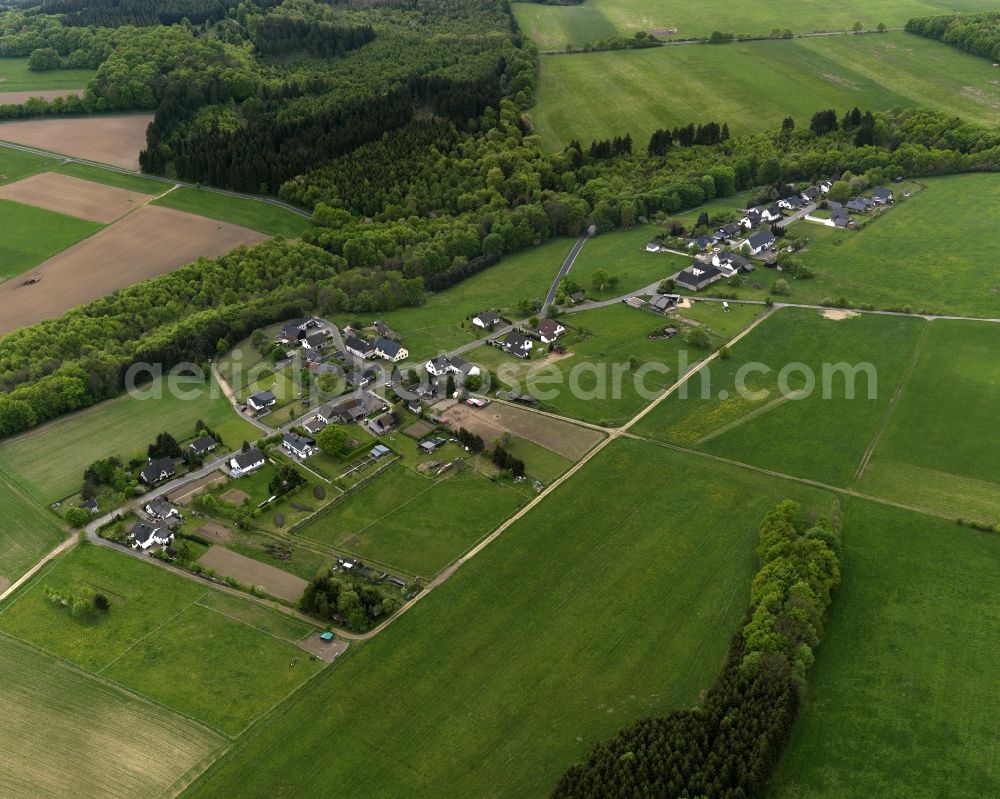 Hümmel Blindert from above - View on the district Blindert in Huemmel in Rhineland-Palatinate