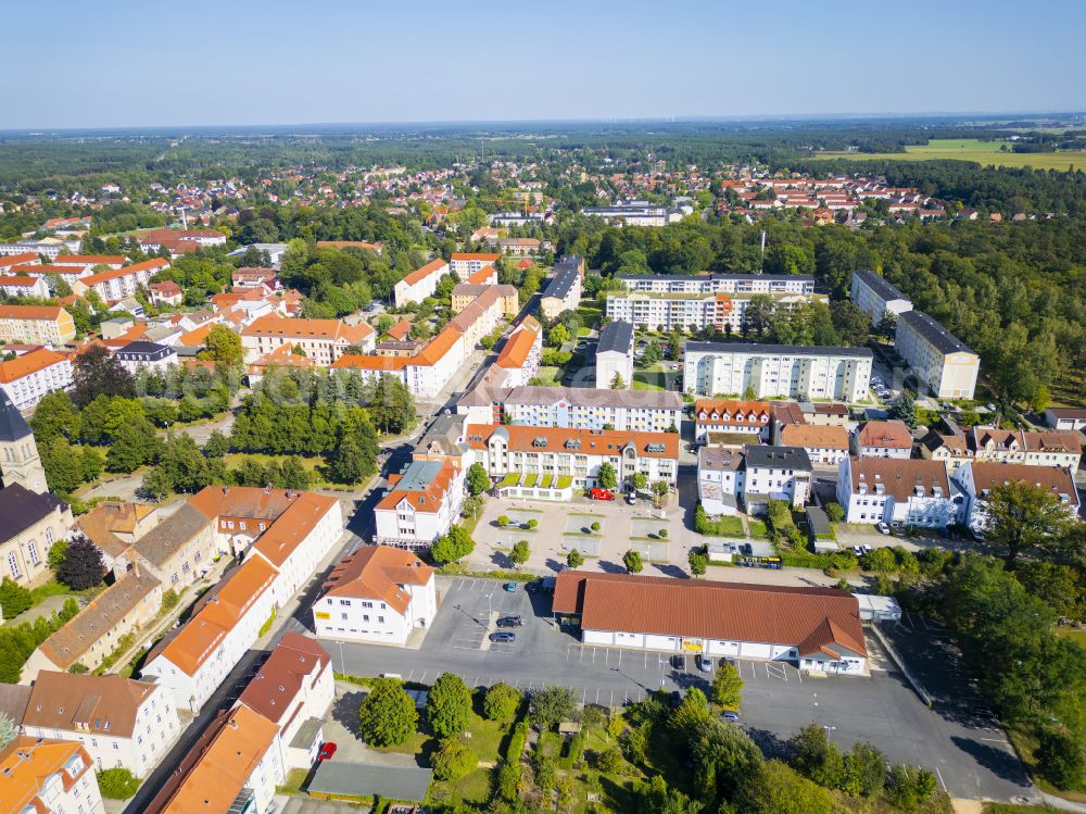 Aerial photograph Niesky - Town center in Niesky in the state of Saxony, Germany