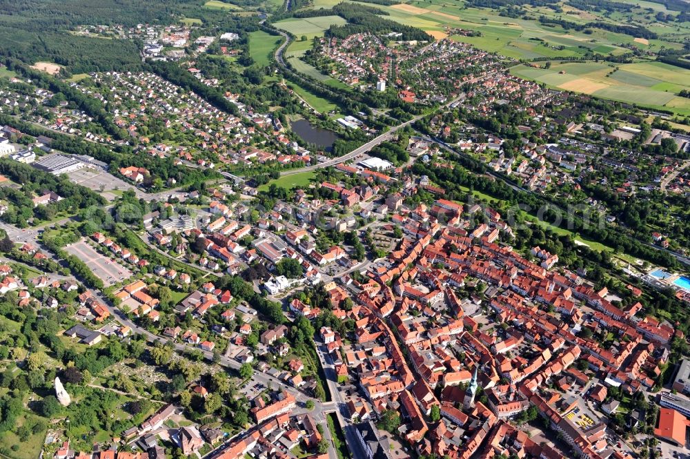 Aerial image Osterode am Harz - Osterode in the state Lower Saxony