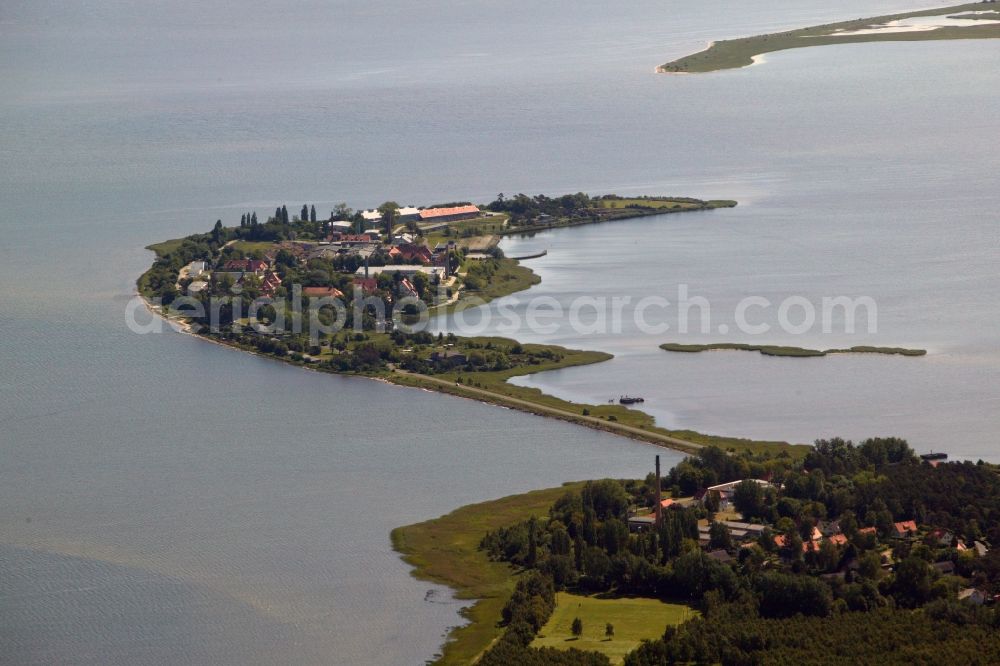 Aerial image Greifswald - Baltic island of Reims with the Federal Research Institute for Animal Health (FLI) in Greifswald in Mecklenburg - West Pomerania