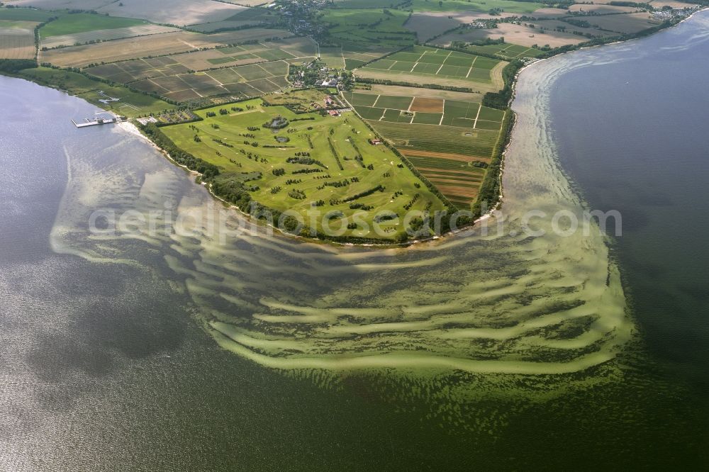 Aerial image Gramkow - Hohenkirchen - Baltic coast - Landscape with the grounds of the Golf Club Hohen Wieschendorf in Mecklenburg-Western Pomerania