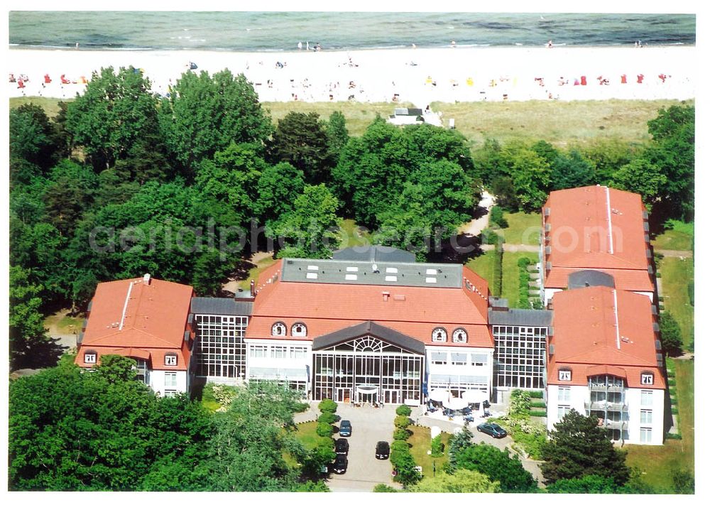 Aerial photograph Ostseebad Boltenhagen - 08.06.2004 Ostseebad Boltenhagen Seehotel GROSSHERZOG von MECKLENBURG an der Seebrücke in der Ostseeallee 1,23946 Ostseebad Boltenhagen,Tel.: 038825/ 50-0,Fax: 038825/ 50-500,FREE CALL: 0800/ 7 35 9999, e-Mail:info@seehotel-boltenhagen.de Achim Walder: http://