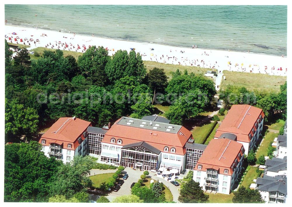 Ostseebad Boltenhagen from above - 08.06.2004 Ostseebad Boltenhagen Seehotel GROSSHERZOG von MECKLENBURG an der Seebrücke in der Ostseeallee 1,23946 Ostseebad Boltenhagen,Tel.: 038825/ 50-0,Fax: 038825/ 50-500,FREE CALL: 0800/ 7 35 9999, e-Mail:info@seehotel-boltenhagen.de Achim Walder: http://