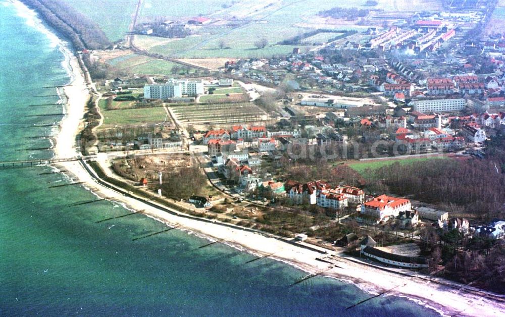 Kühlungsborn/Mecklenburg-Vorpommern from the bird's eye view: Ostseebad Kühlungsborn.