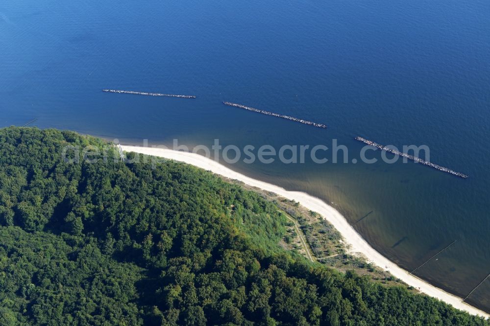 Koserow from the bird's eye view: Cityscape Koserow on the coast of the Baltic Sea on the island of Usedom in Mecklenburg Western Pomerania