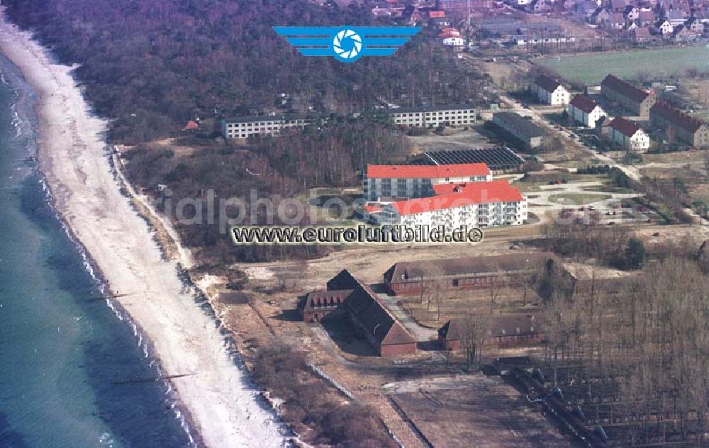 Kühlungsborn /Mecklenburg-Vorpommern from the bird's eye view: Ostseeklinik an der Waldstraße 51 in 18225 Kühlungsborn. Tel.: 038293-870