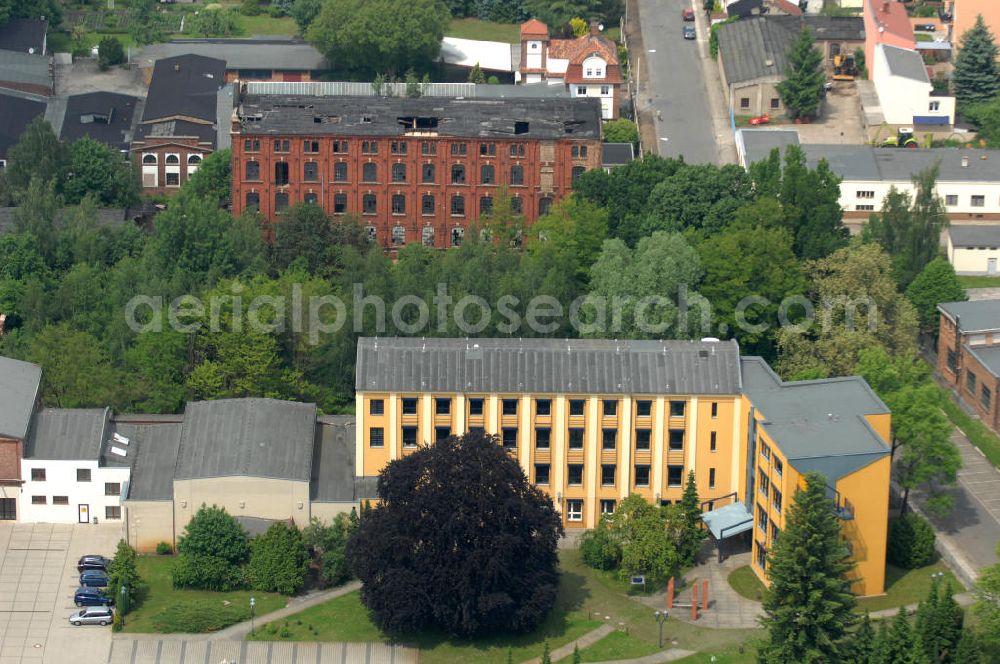 Forst / Lausitz from the bird's eye view: Secondary school centre I Spree-Neisse in Forst in the Lusatia