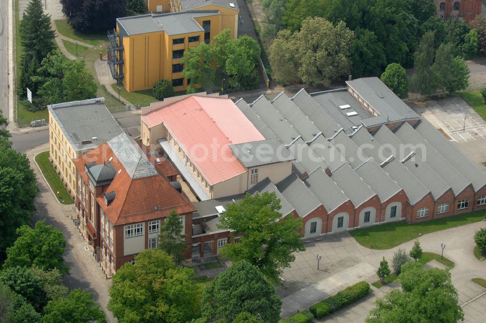 Aerial image Forst / Lausitz - Secondary school centre I Spree-Neisse in Forst in the Lusatia