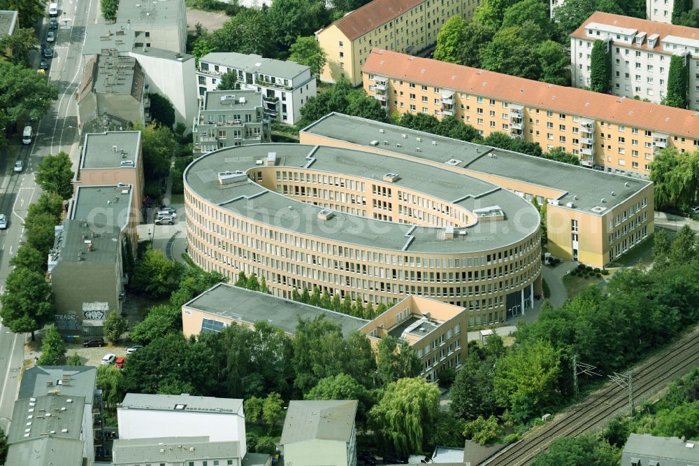 Aerial image Potsdam - Oval office park Sanssouci in Potsdam in the state Brandenburg