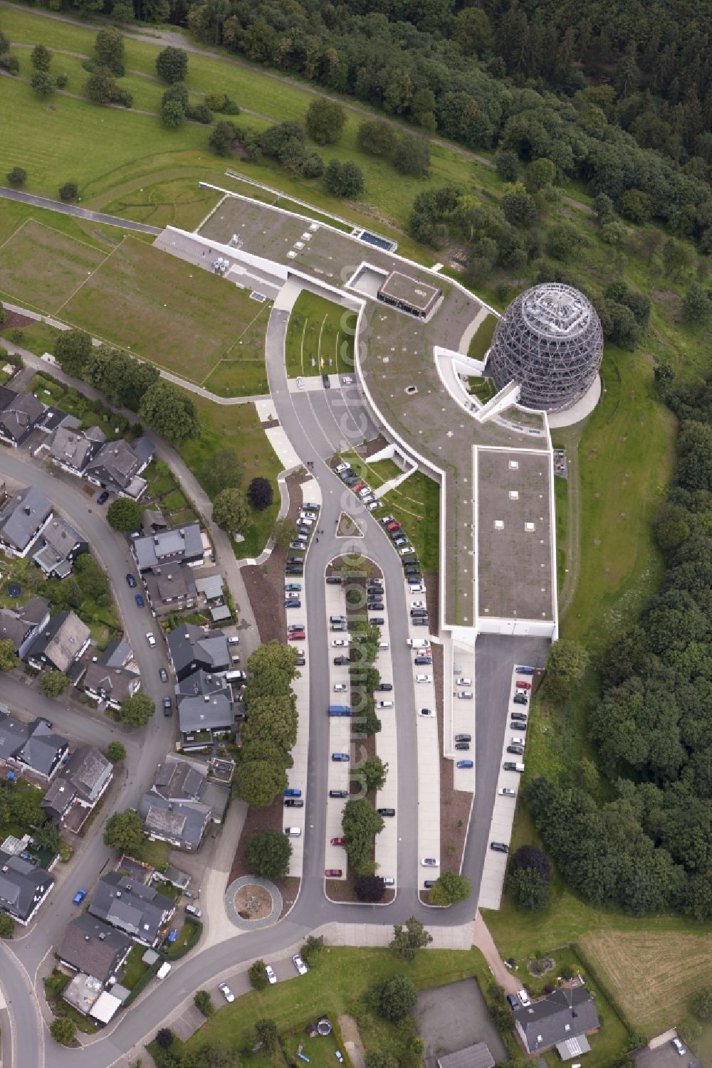 Aerial photograph Winterberg - View at the Oversum Vita Resort in Winterberg in the Upper Sauerland in the federal state of North Rhine-Westphalia