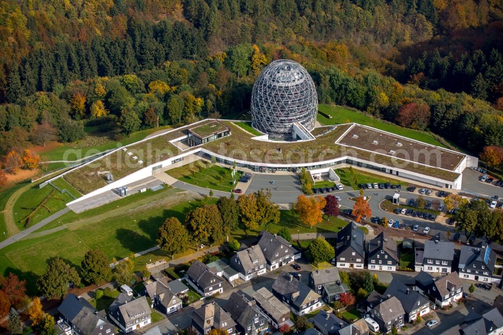 Aerial image Winterberg - Oversum Vita Resort in Winterberg in the Upper Sauerland in the federal state of North Rhine-Westphalia