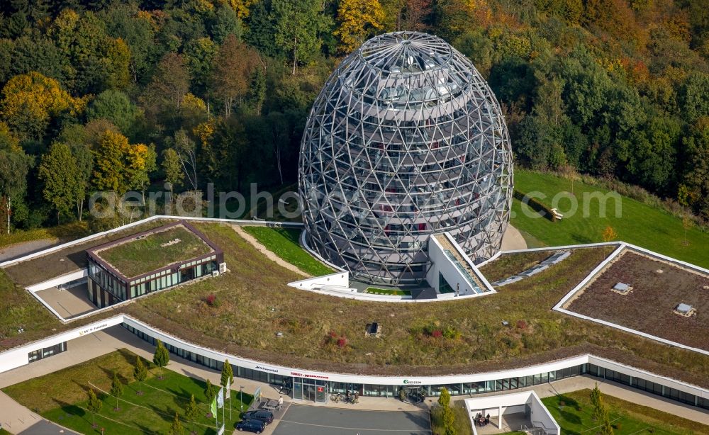 Winterberg from above - Oversum Vita Resort in Winterberg in the Upper Sauerland in the federal state of North Rhine-Westphalia