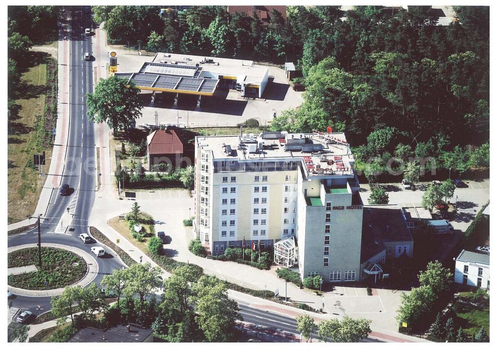 Schwarzheide / Brandenburg from above - Page - Hotel am südlichen Werksgelände der BASF - Schwarzheide .